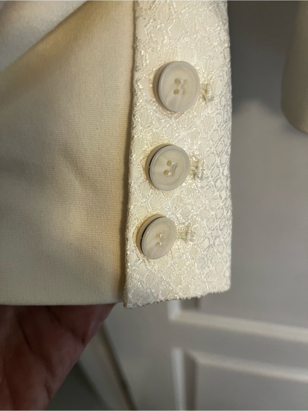 Cache Ivory Single-Button Blazer - Picture 6 of 9